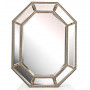 Зеркало в зеркальной раме Diamond Silver (Даймонд), Поталь античное серебро, 90*120 см в интернет-магазине «Зеркала с подсветкой» фото